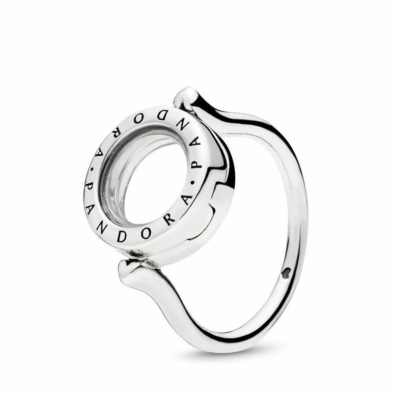 Pandora Australia Floating Locket Stackable Ring - Sterling Silver | CUVSKB196